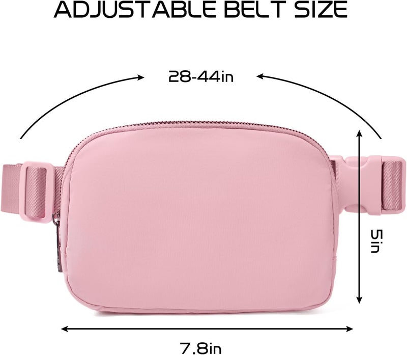 Gitus Belt Bag for Women Fanny Pack Crossbody Bags for Women Fashion Waist Packs with Adjustable Strap Gifts for Teen Girls Women Men (Pink) - Image 3